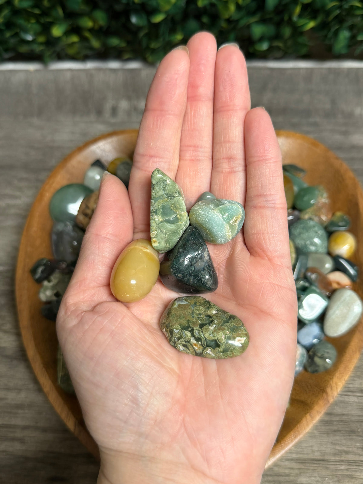 4oz Green Crystal Tumble Mix