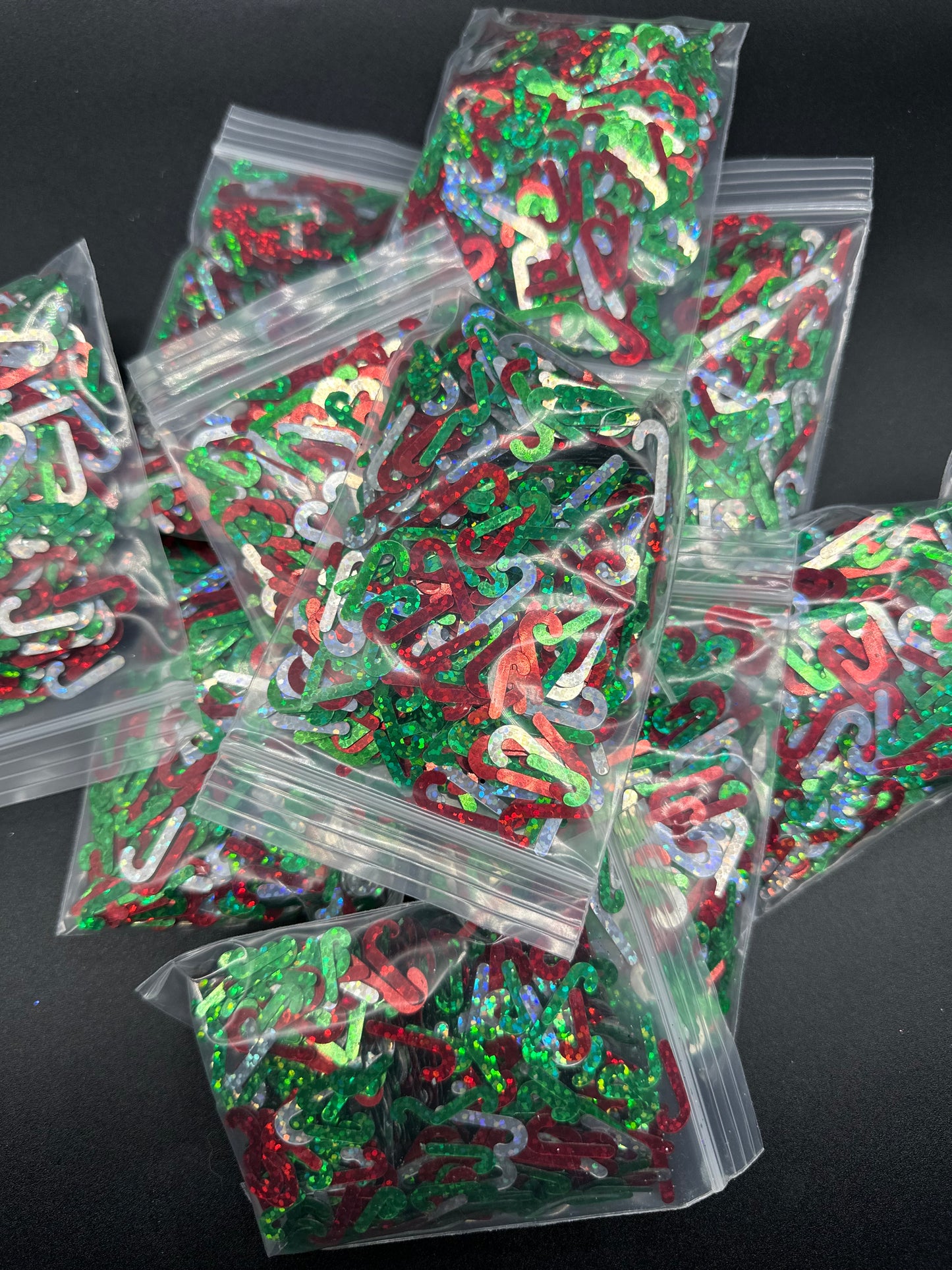 1oz PVC Candy Canes( For Shakers and snow globes)