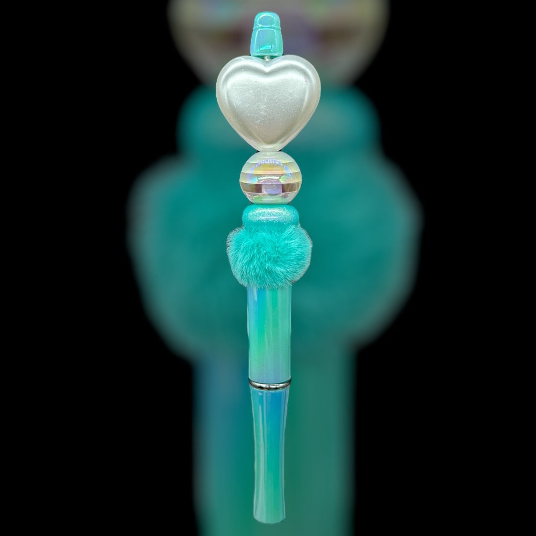 Silicone Bead Pen ( Minor Flaws On Heart)