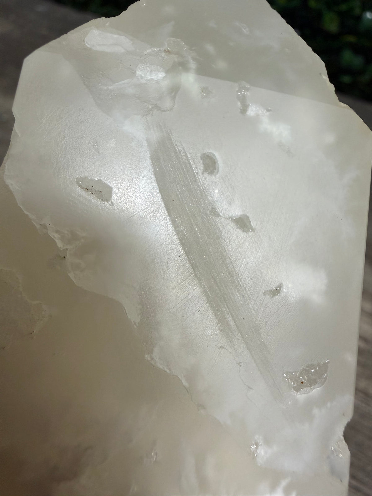 Feather Agate Tower Slab( W imperfections)7inch
