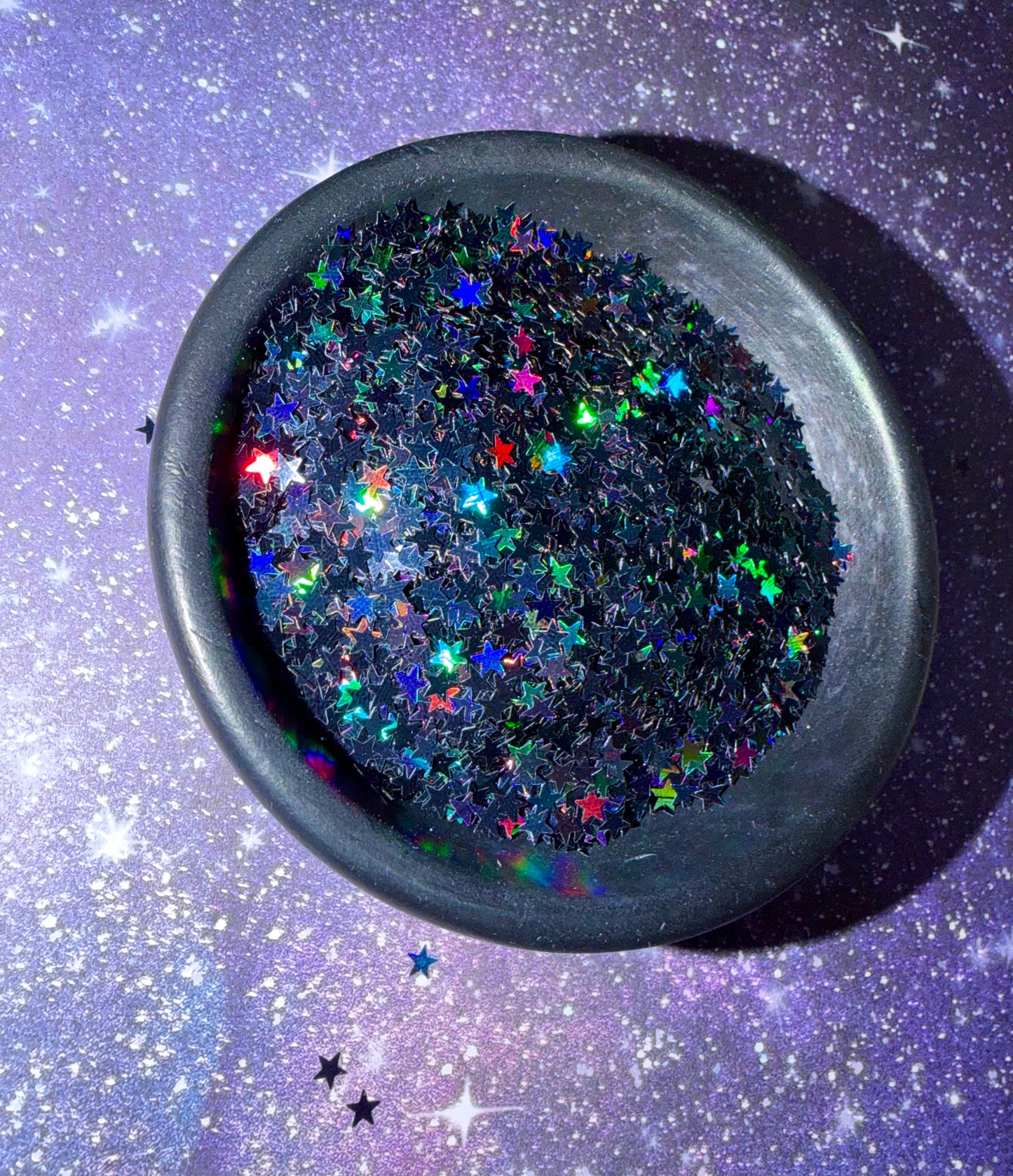 3mm Holographic Black Stars