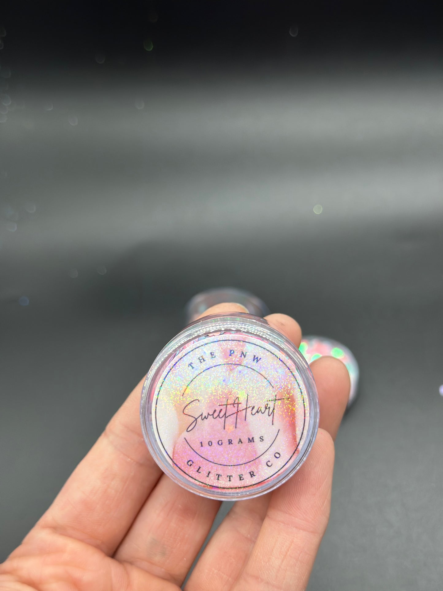 Sweetheart Heart shaped Glitter