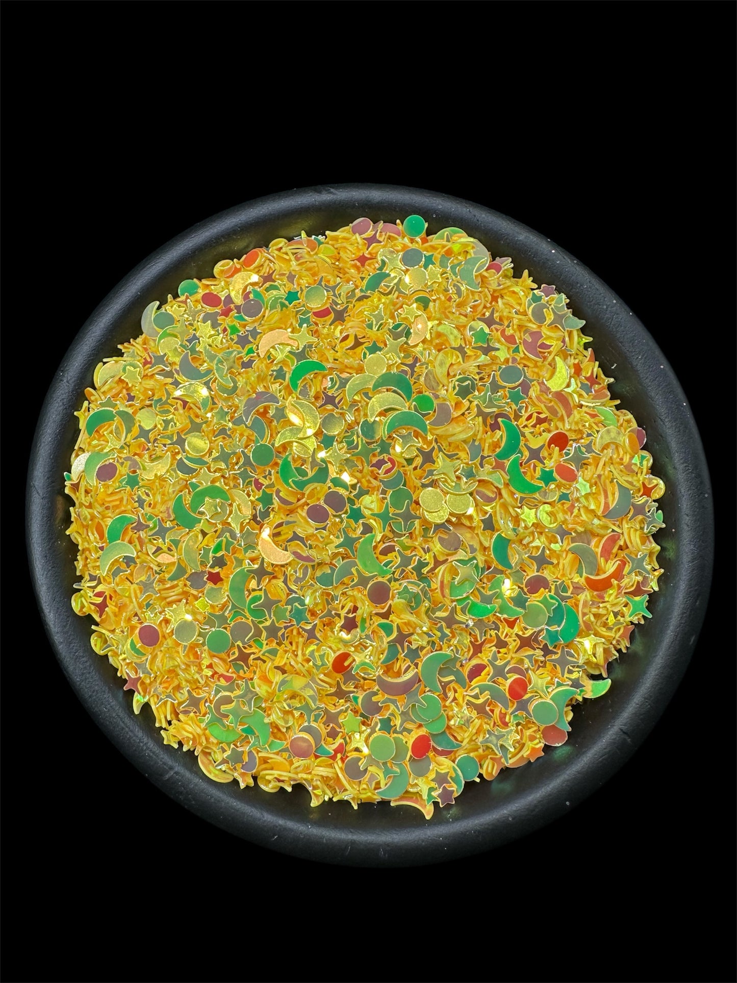 Golden YellowGreen Color Shifting Galaxy Mix