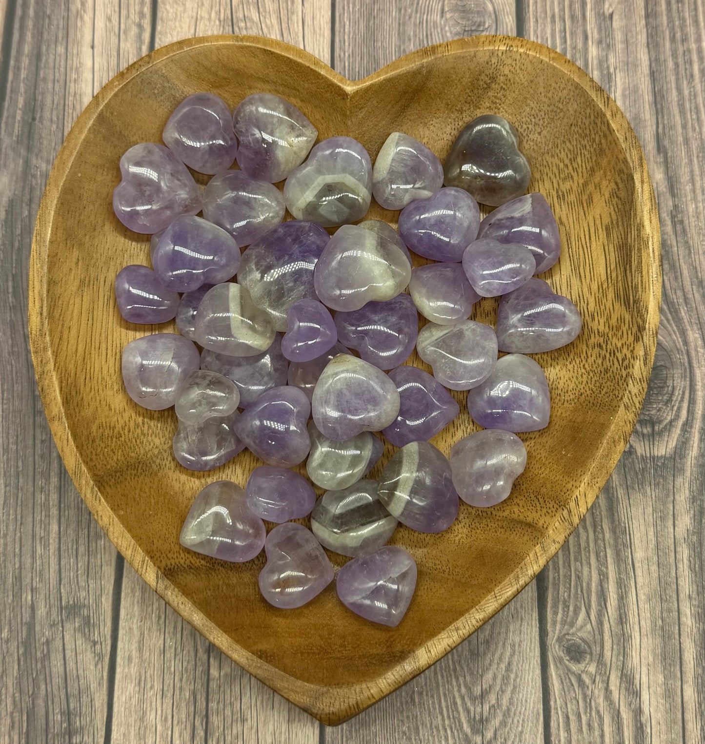 Amethyst Heart Tumbles