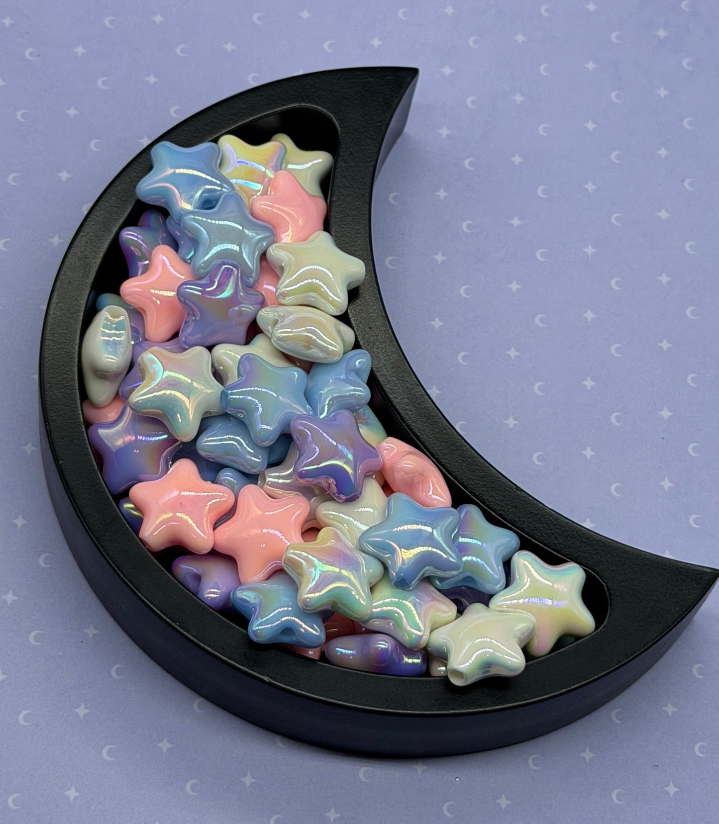 20mm Pastel Star Mix 12pc