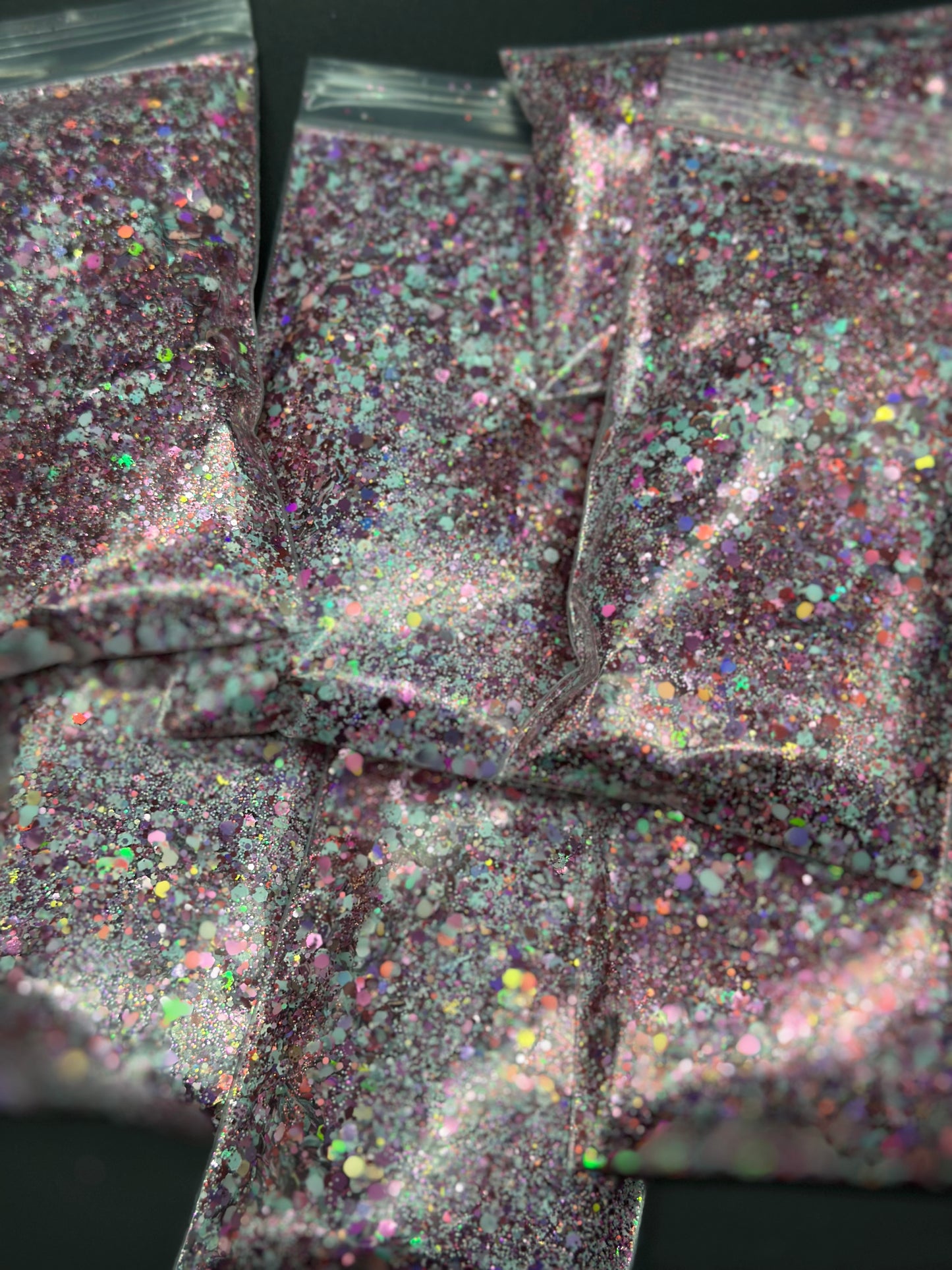 2oz Pink Dump Glitter