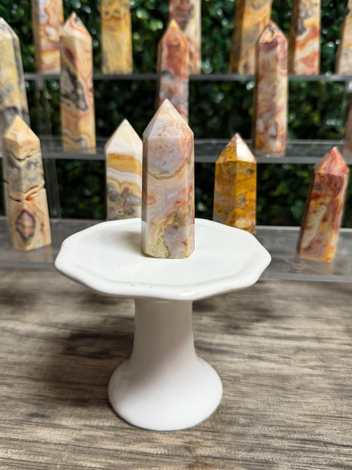 Crazy Lace Agate Tower
