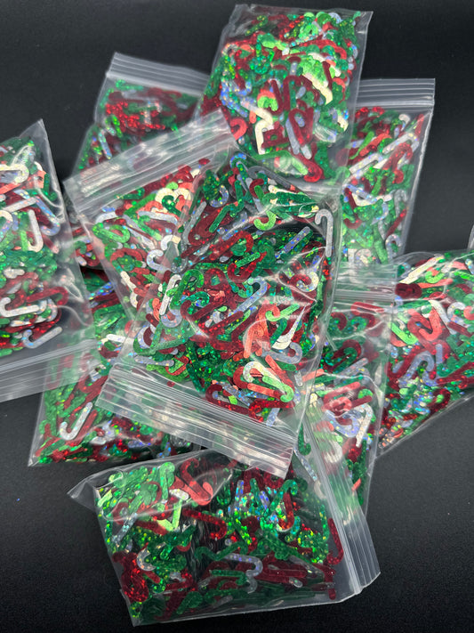 1oz PVC Candy Canes( For Shakers and snow globes)