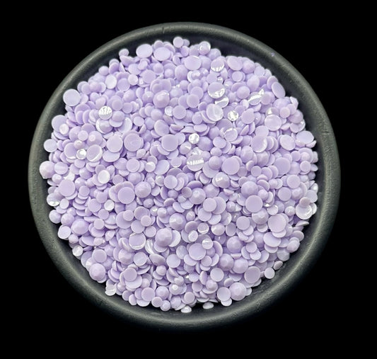 3mm,4mm,5mm Lavender Rhinestone Mix