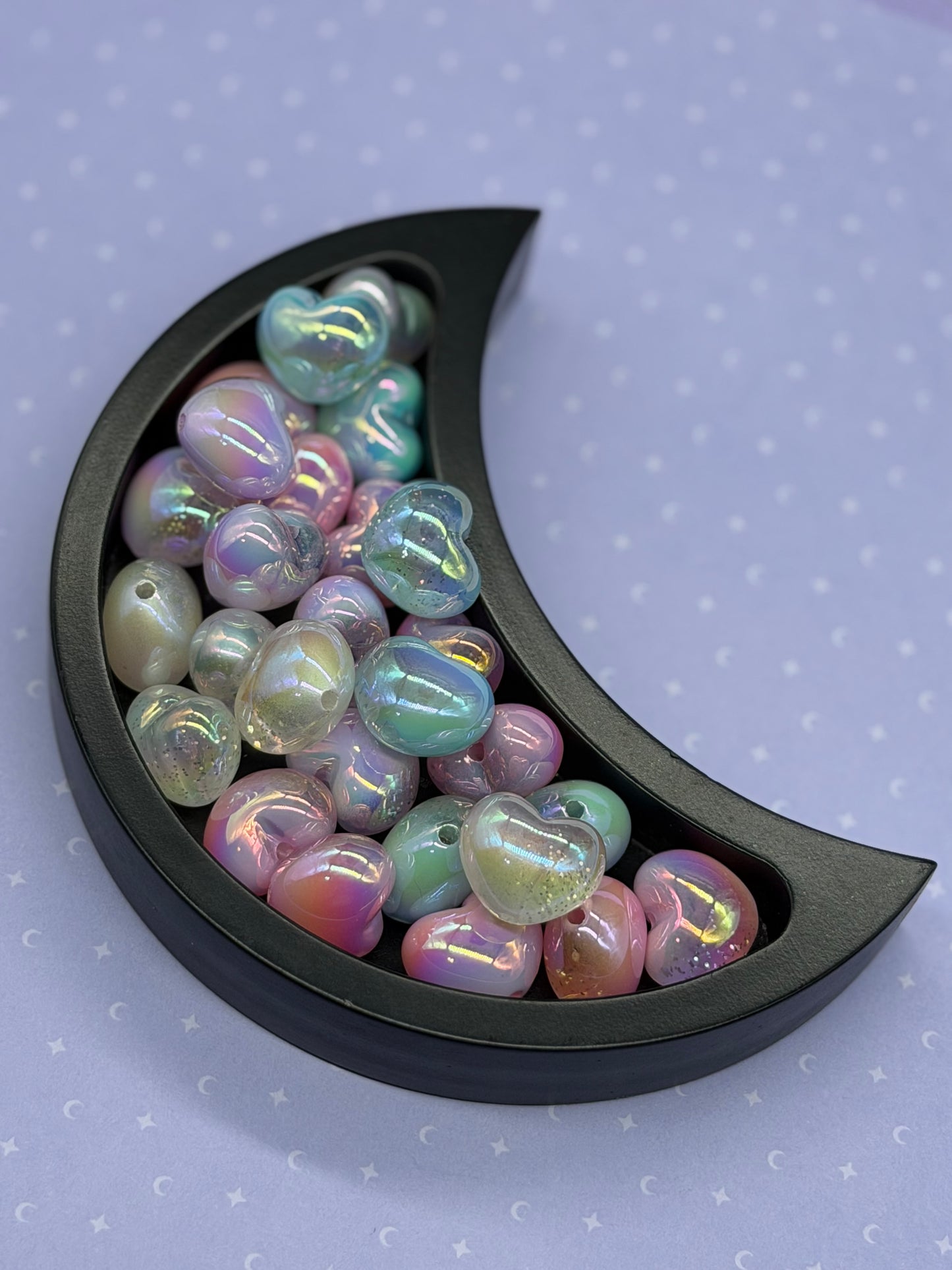 12pc 22mm Heart Mix