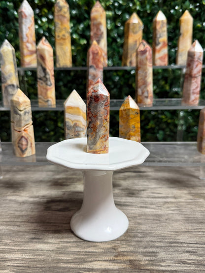 Crazy Lace Agate Tower