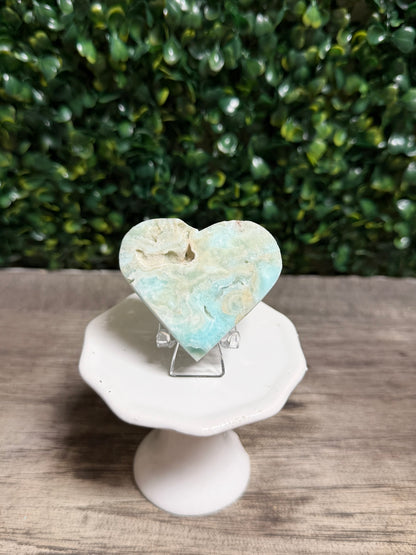 Hemimorphite Heart