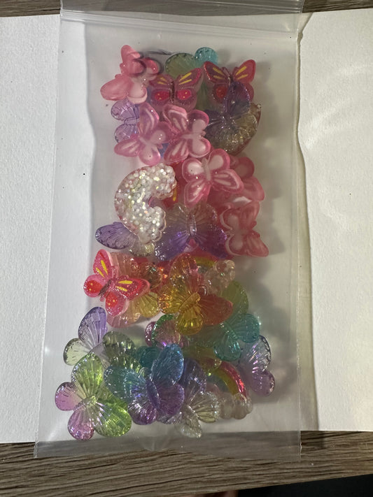 35pc Butterfly Cabochon Mix