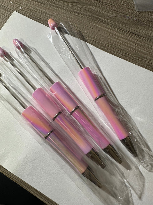1pc Hot Pink Opal Beadable Pen