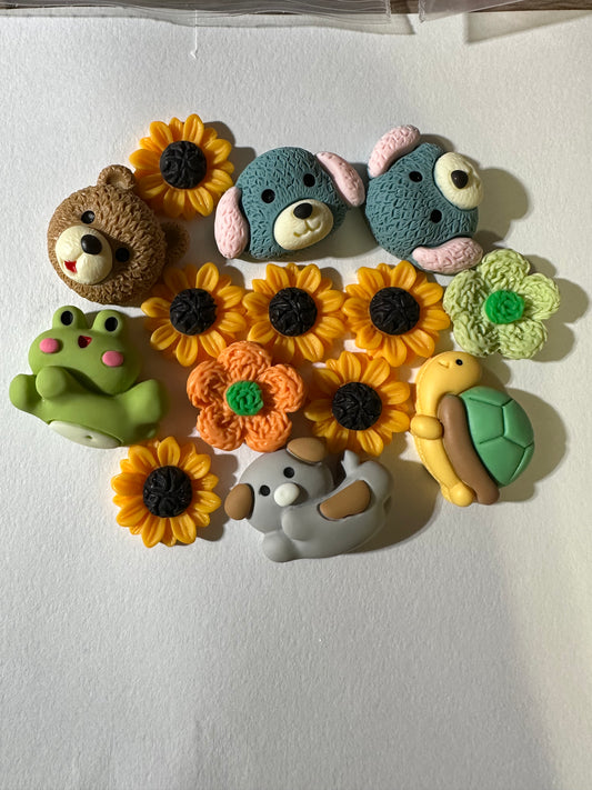 14 Pc Cabochon Mix