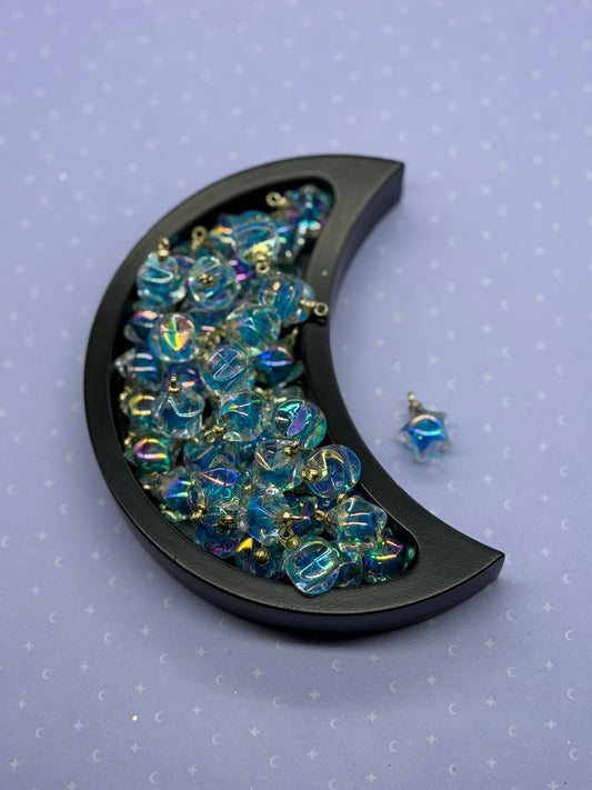 Blue Star Charms 10pc