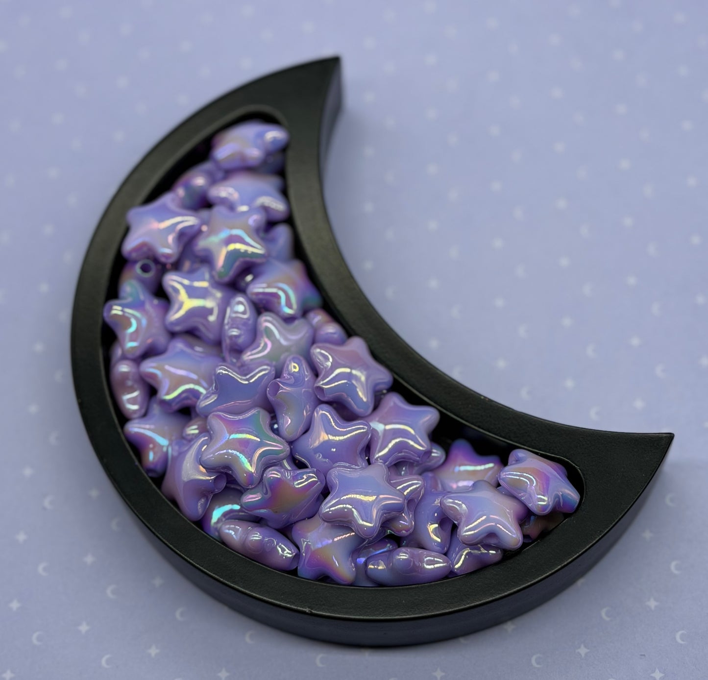 20mm Purple Stars 12ct