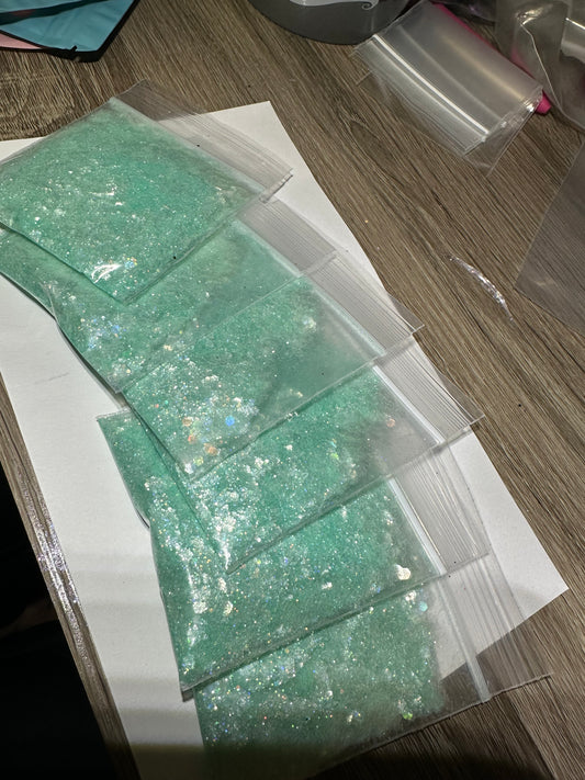 1/2oz Seafoam Glitter