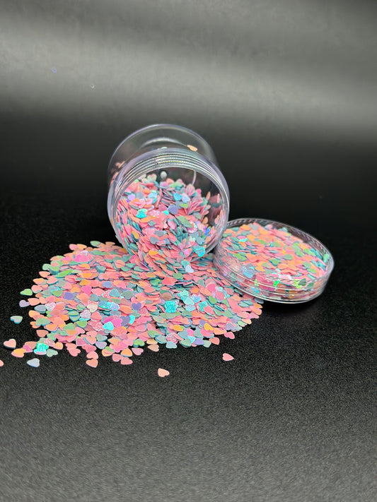 Sweetheart Heart shaped Glitter