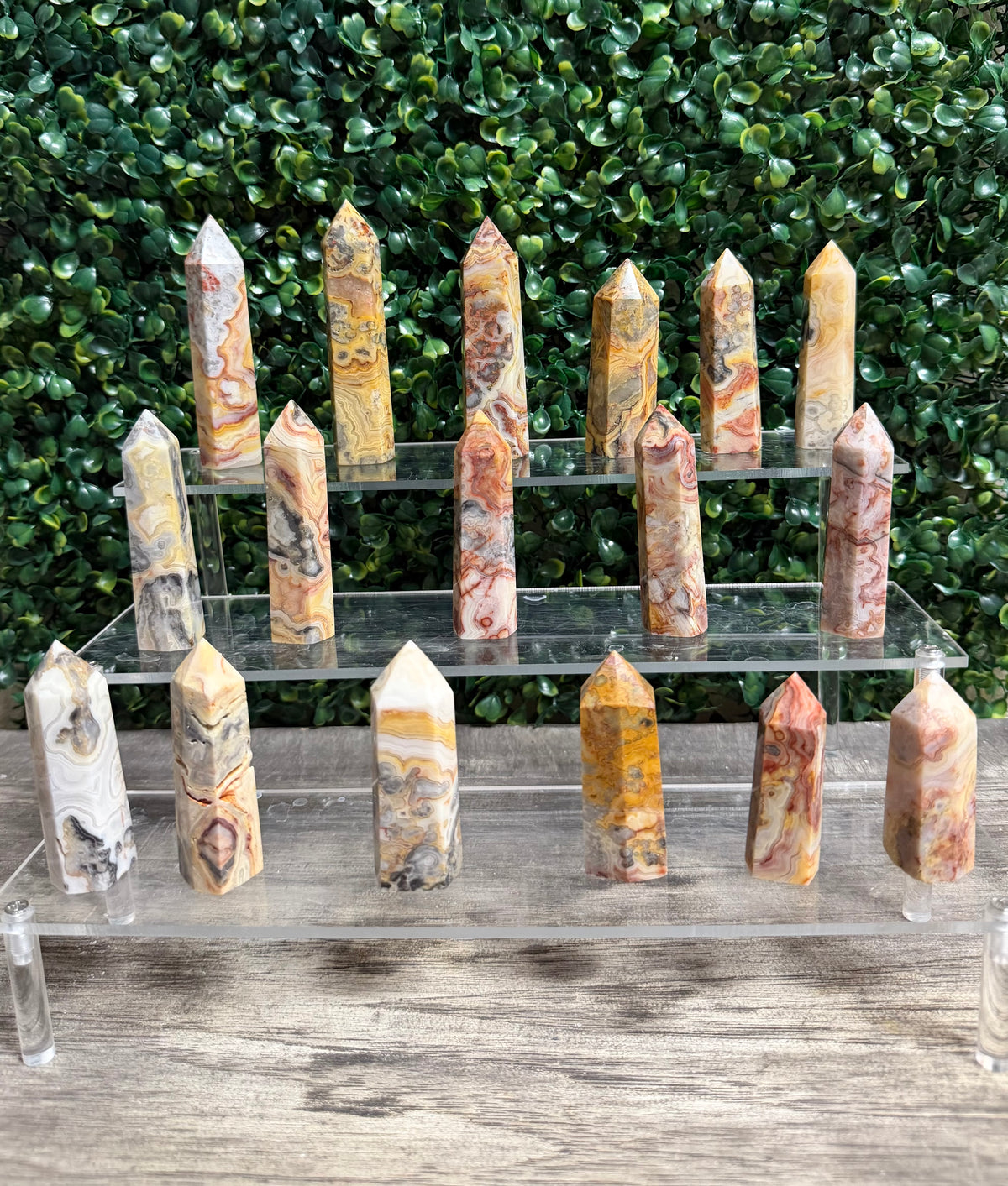 Crazy Lace Agate Tower