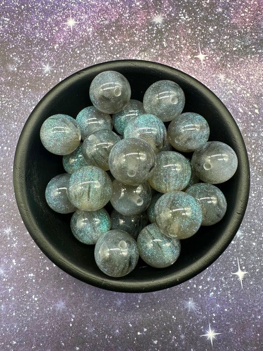Blue/Gray Nebula Beads