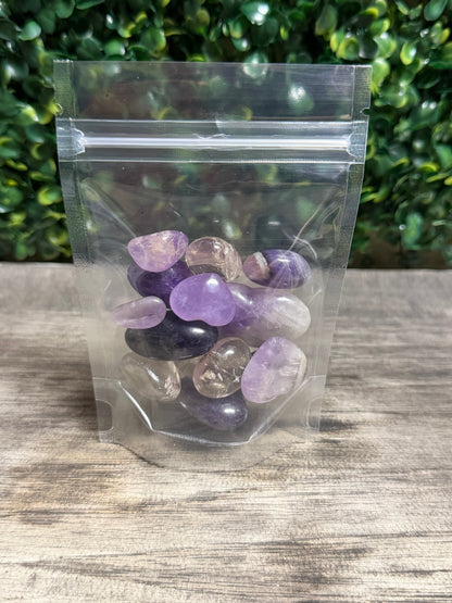 5oz Bagged Amethyst/Clear Quartz/Smokey Quartz/Garden Quartz