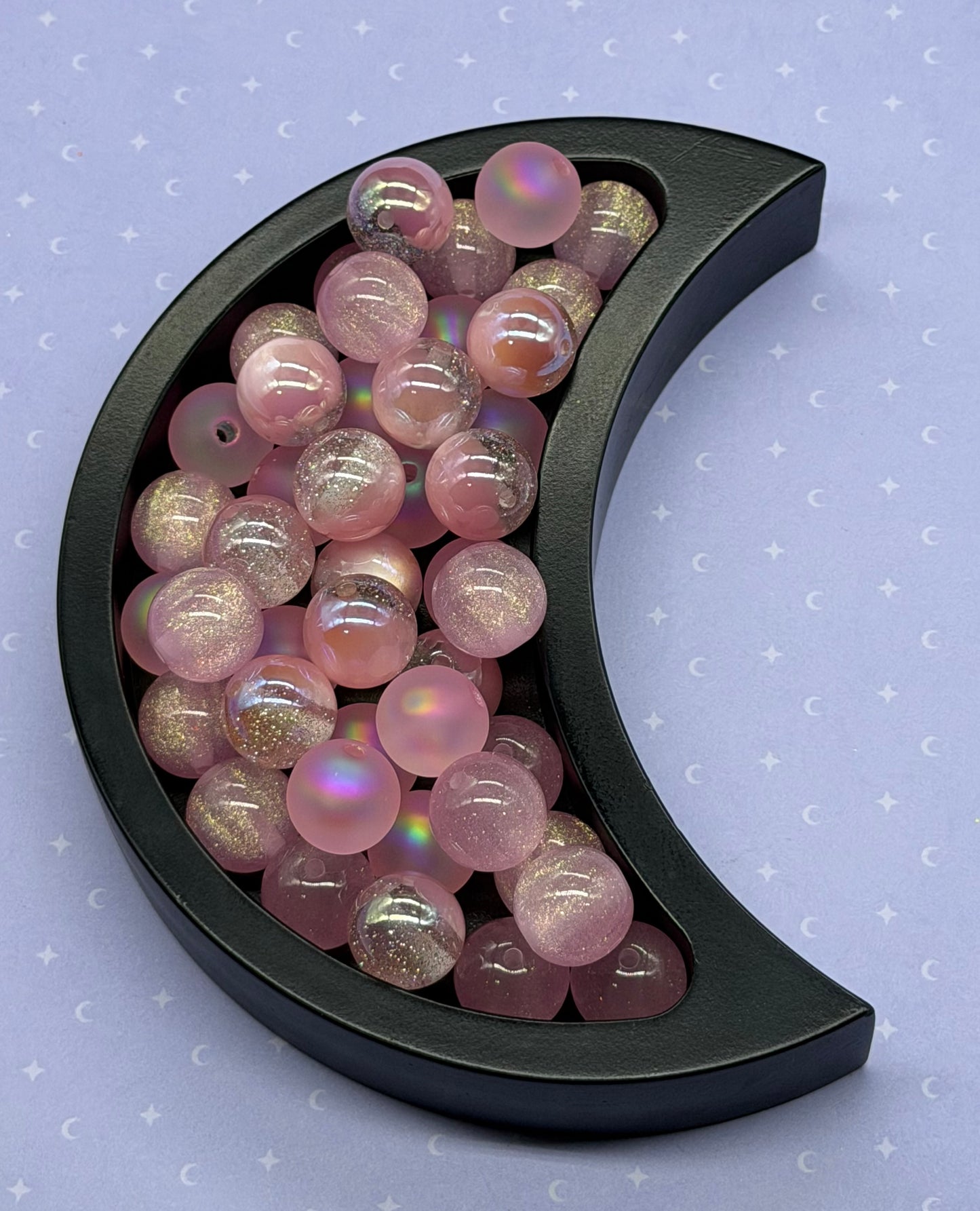 16mm Pink Bead Mix 14pc