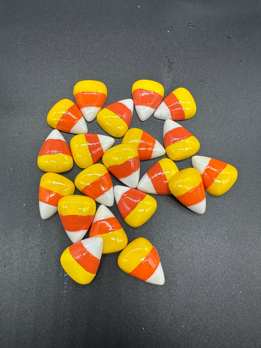 10pc Candy Corn Cabochon