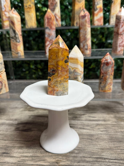 Crazy Lace Agate Tower