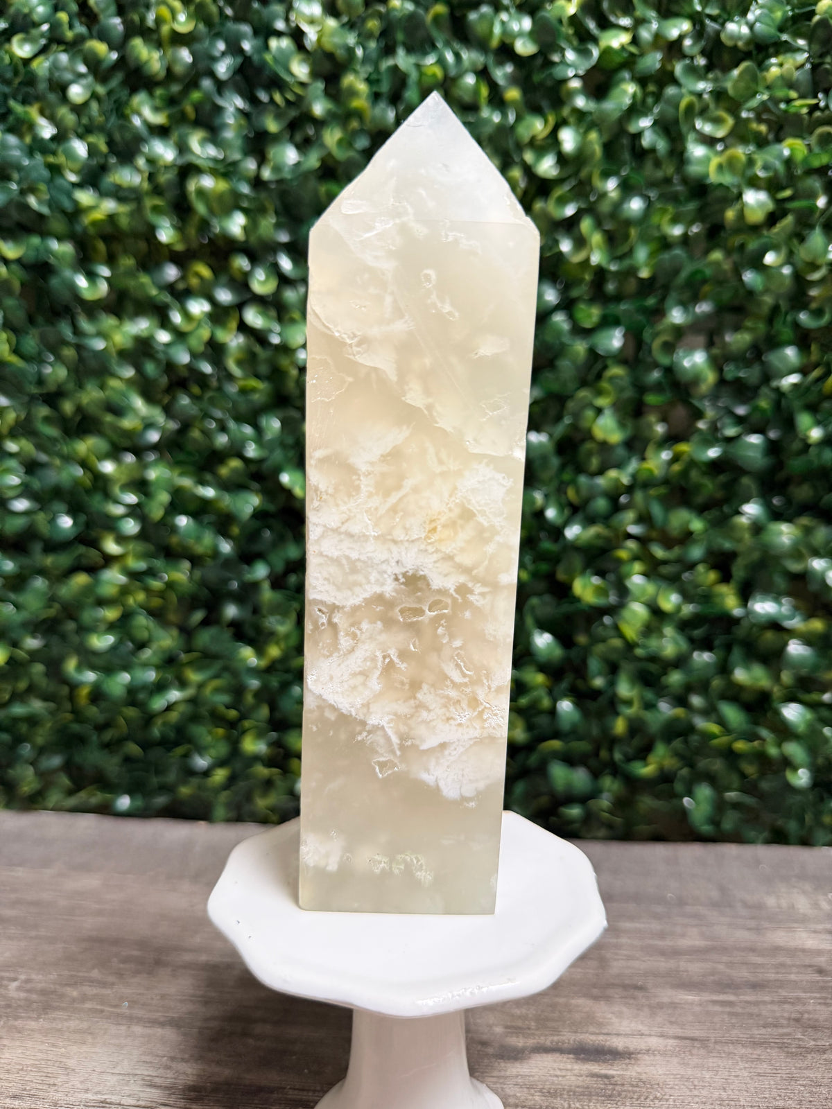 Feather Agate Tower Slab( W imperfections)7inch