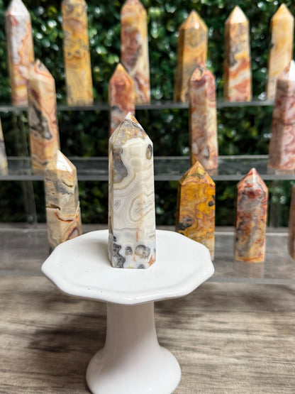 Crazy Lace Agate Tower