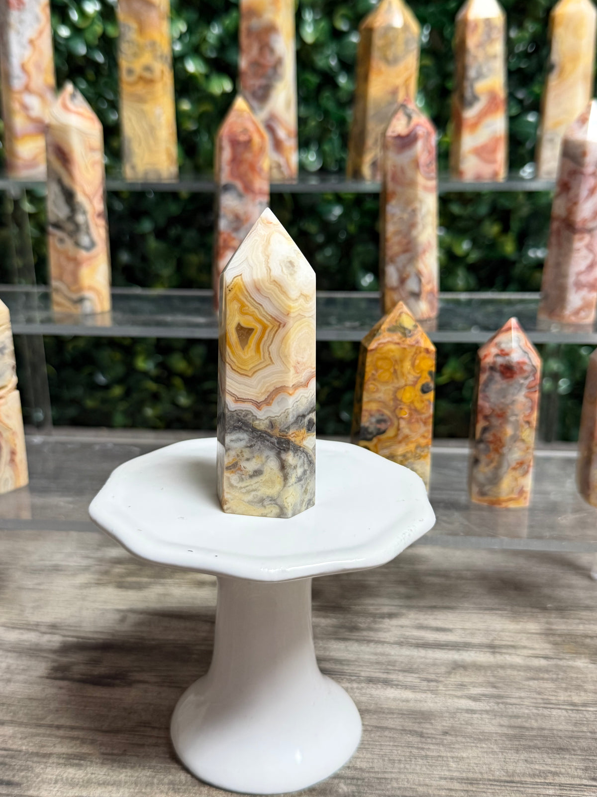 Crazy Lace Agate Tower