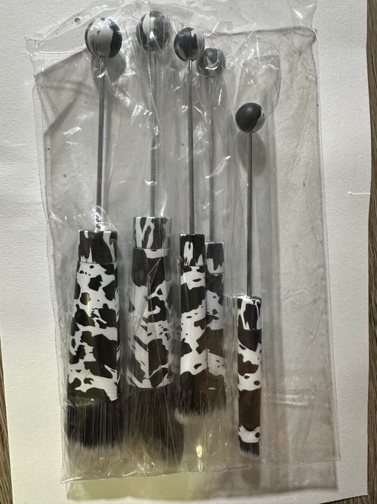 5pc Beadable Makeup brush set