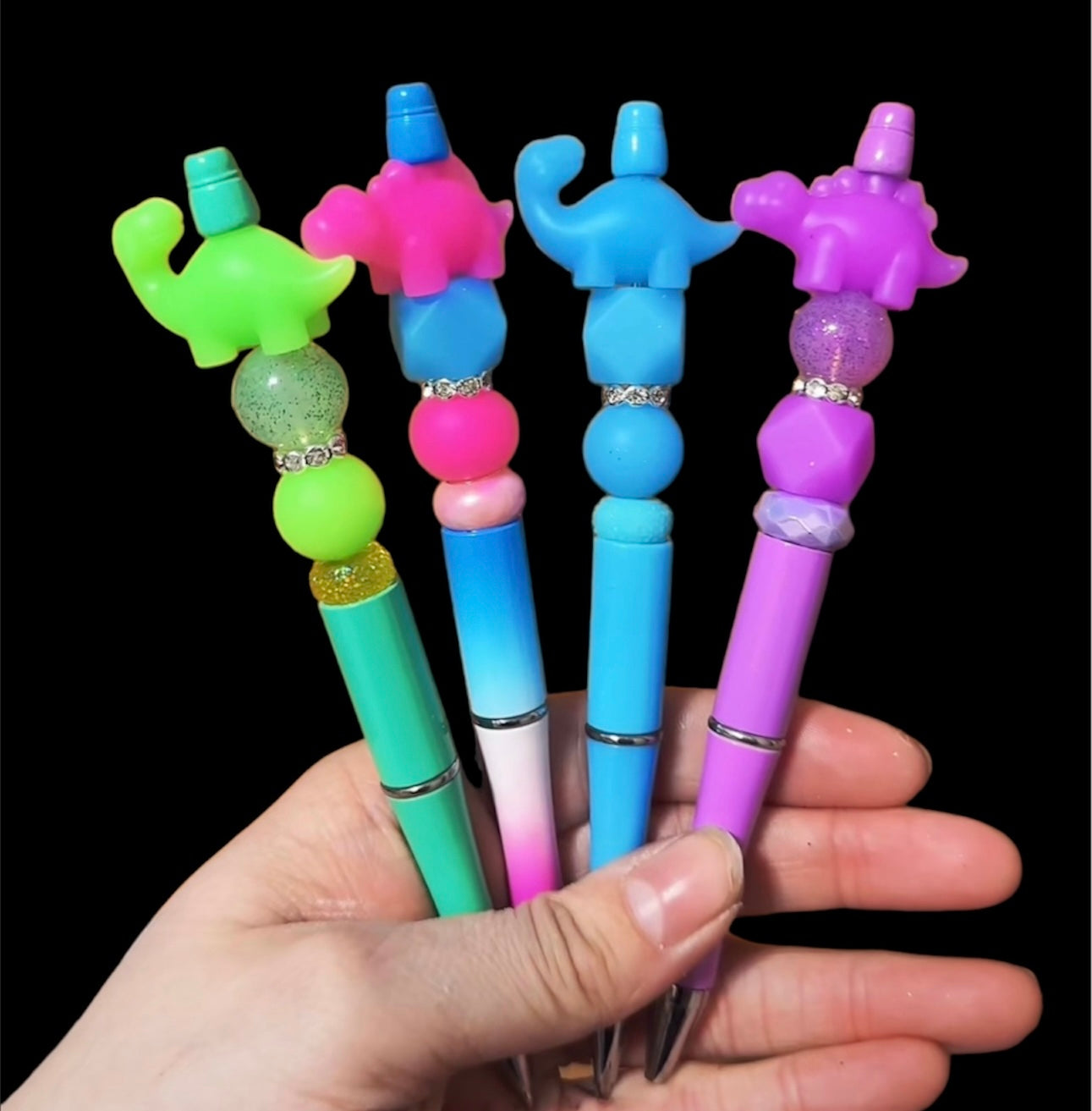 Dinosaur Silicone Bead Pen