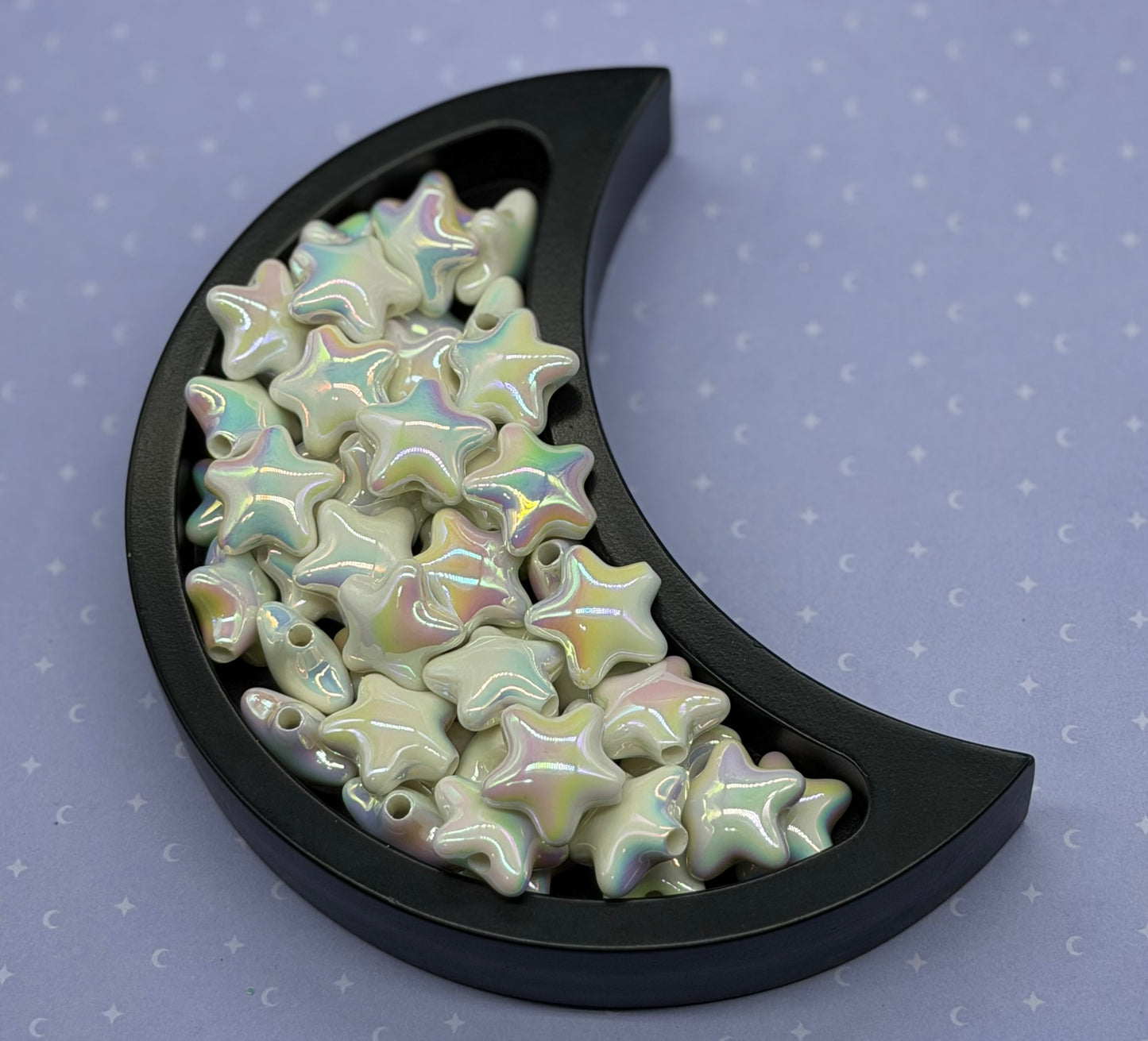 20mm White stars 12ct
