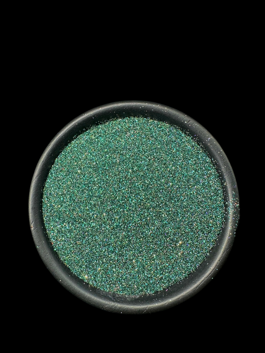 Forest green/Gold/Silver Holo Star Clusters
