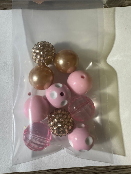 10pc 22mm Bubble Gum Beads