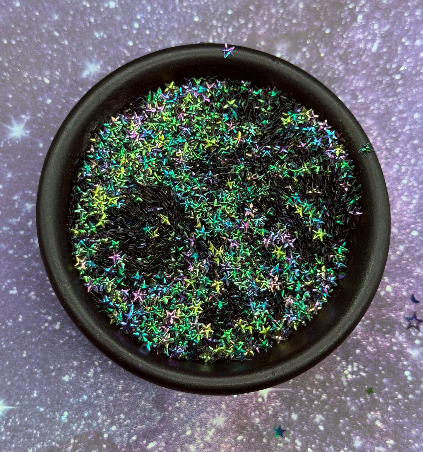 4mm 3D Oil Spill Stars