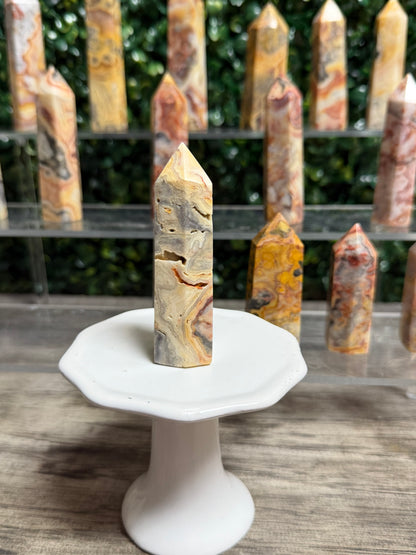Crazy Lace Agate Tower