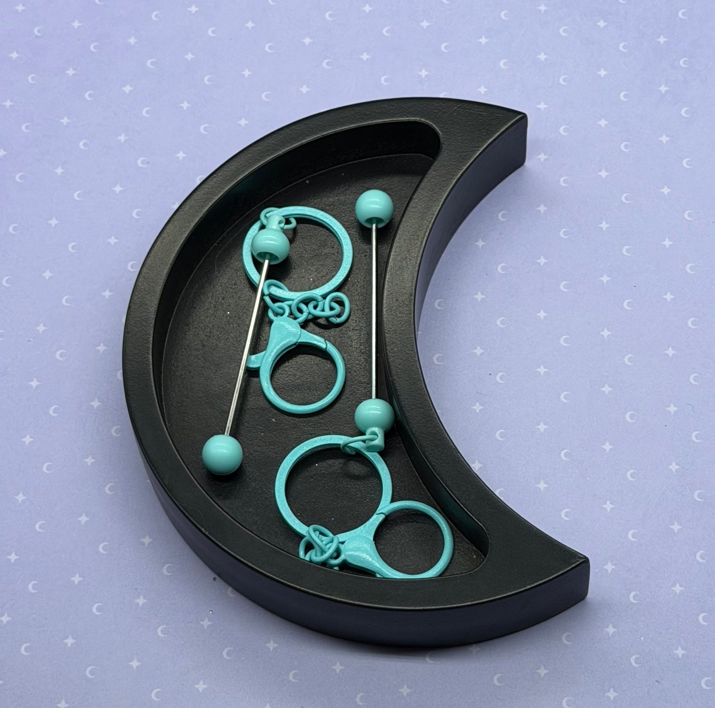 Aqua Blue Keychain Bar