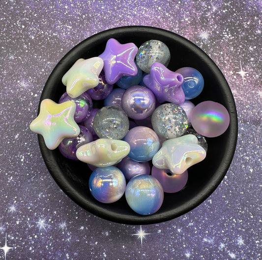 Galaxy Bead Mix 15pcs
