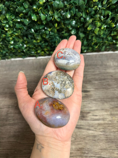 Ocean Jasper Palm Stone