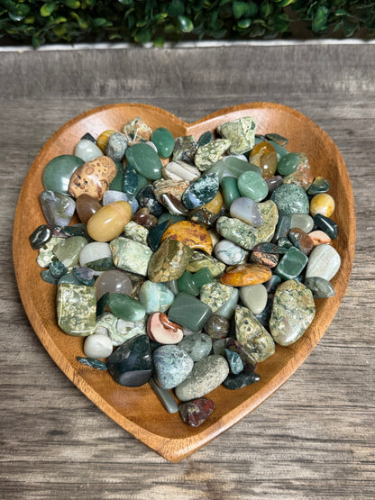 4oz Green Crystal Tumble Mix