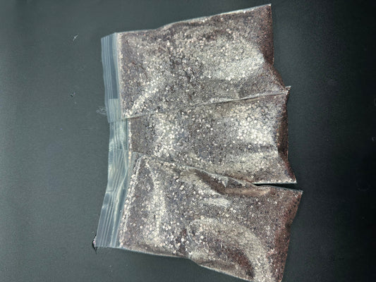 2oz Mini rose gold chunky glitter
