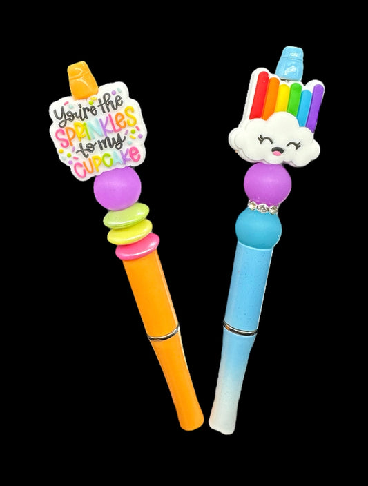 Silicone Bead Pen 2pack